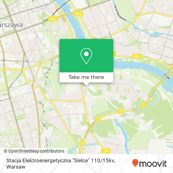 Stacja Elektroenergetyczna "Sielce" 110 / 15kv map