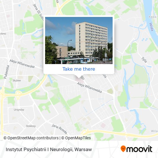 Instytut Psychiatrii I Neurologii map