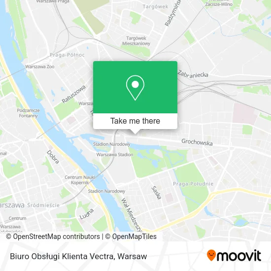 Карта Biuro Obsługi Klienta Vectra