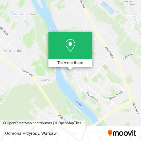 Ochrona Przyrody map