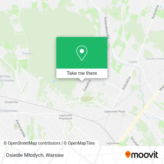 Osiedle Młodych map