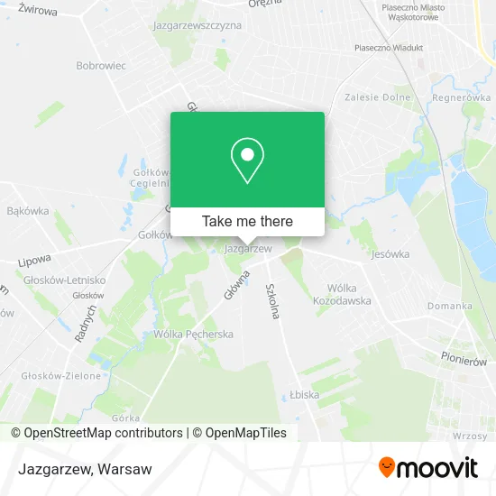 Карта Jazgarzew