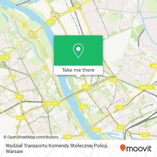 Wydział Transportu Komendy Stołecznej Policji map