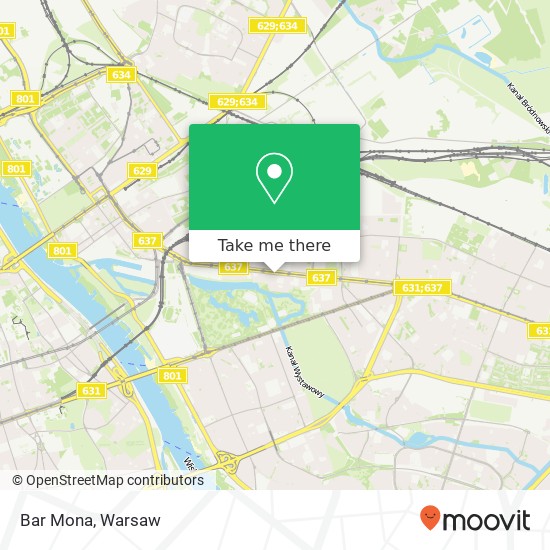 Bar Mona map