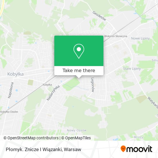 Płomyk. Znicze I Wiązanki map