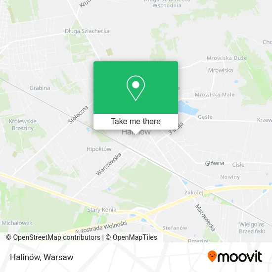 Halinów map