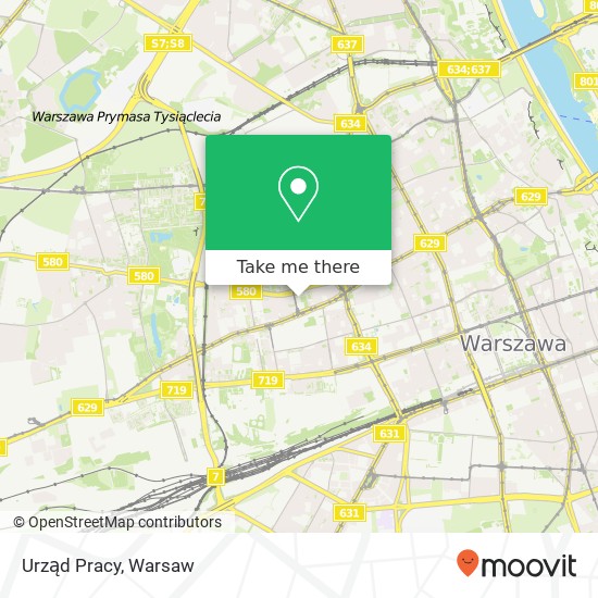 Urząd Pracy map