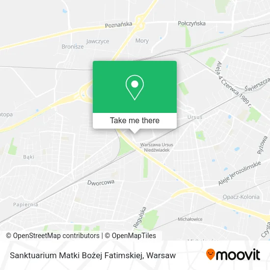 Sanktuarium Matki Bożej Fatimskiej map
