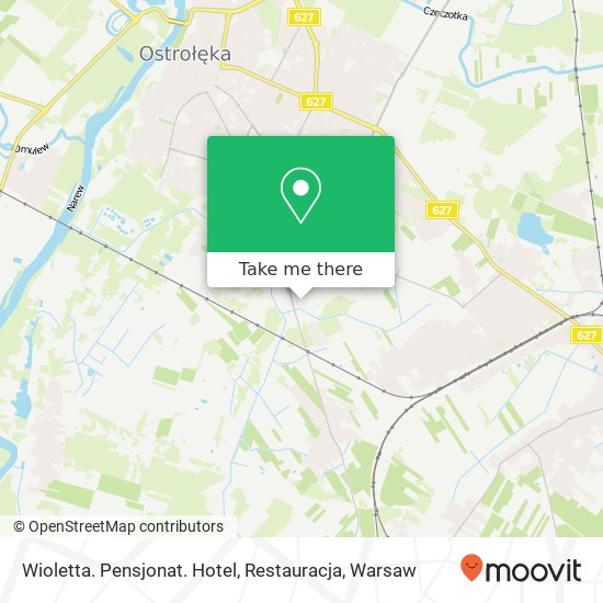 Wioletta. Pensjonat. Hotel, Restauracja map