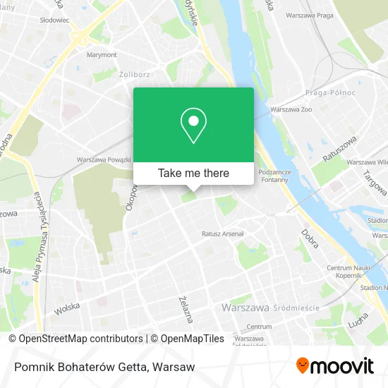 Карта Pomnik Bohaterów Getta