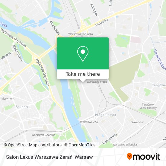 Salon Lexus Warszawa-Żerań map