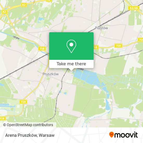 Arena Pruszków map