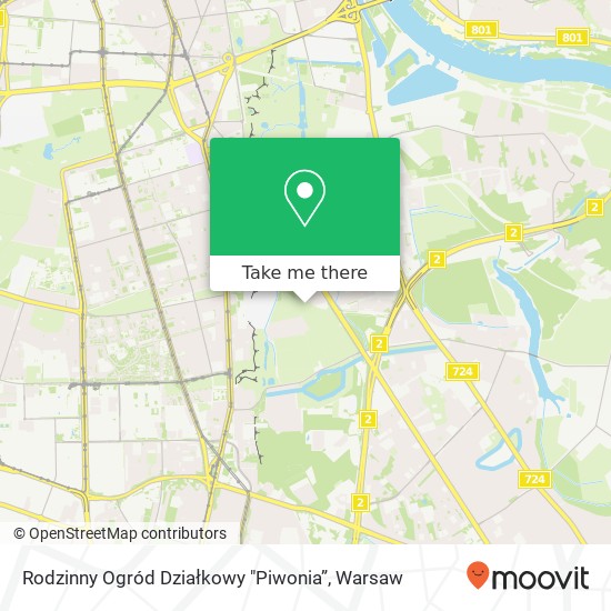 Rodzinny Ogród Działkowy "Piwonia” map