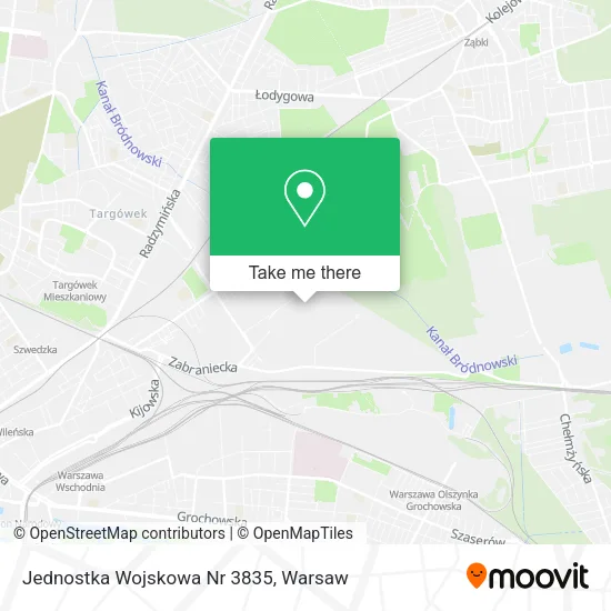 Jednostka Wojskowa Nr 3835 map