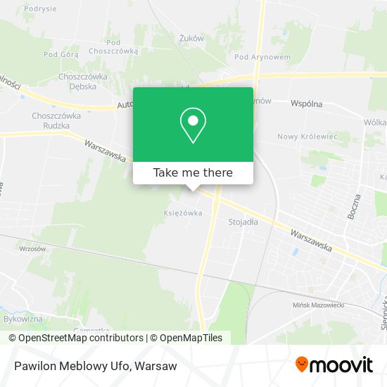 Pawilon Meblowy Ufo map