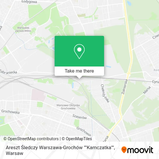 Areszt Śledczy Warszawa-Grochów ""Kamczatka"" map