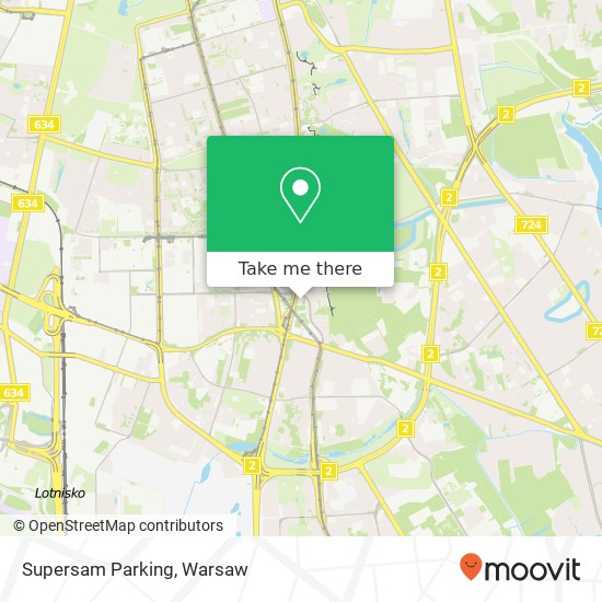 Supersam Parking map