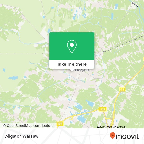 Aligator map