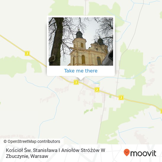 Kościół Św. Stanisława I Aniołów Stróżów W Zbuczynie map