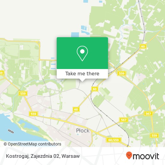 Kostrogaj, Zajezdnia 02 map