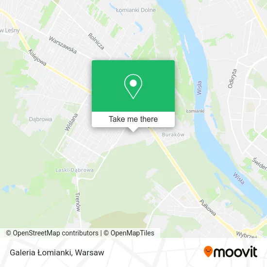 Galeria Łomianki map