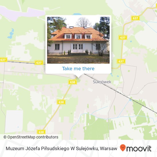 Muzeum Józefa Piłsudskiego W Sulejówku map