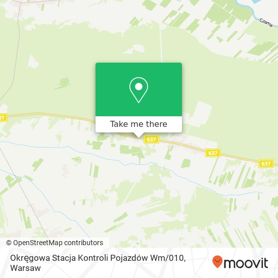 Okręgowa Stacja Kontroli Pojazdów Wm / 010 map