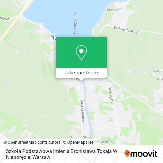 Szkoła Podstawowa Imienia Bronisława Tokaja W Nieporęcie map