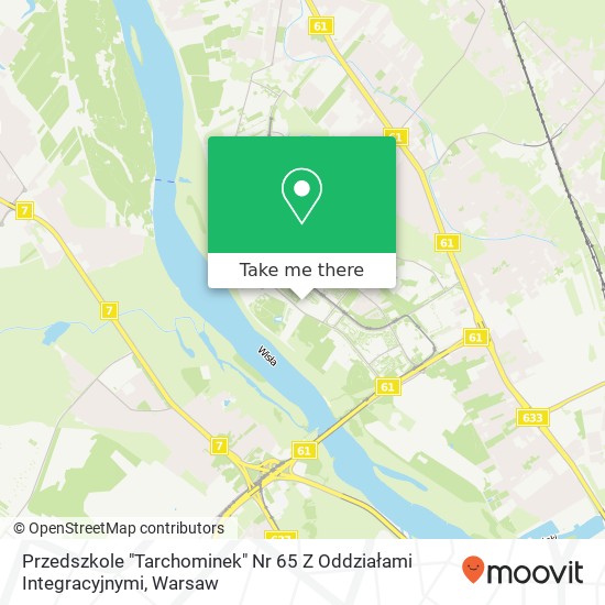 Przedszkole "Tarchominek" Nr 65 Z Oddziałami Integracyjnymi map