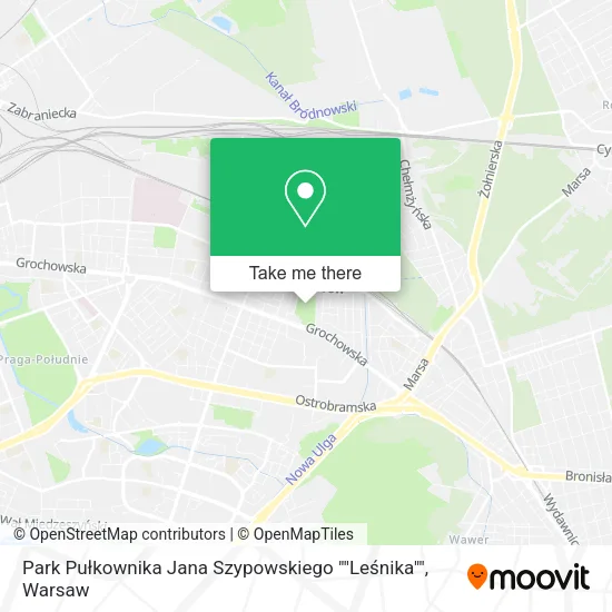 Park Pułkownika Jana Szypowskiego ""Leśnika"" map