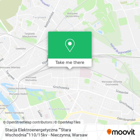 Stacja Elektroenergetyczna ""Stara Wschodnia""110 / 15kv - Nieczynna map