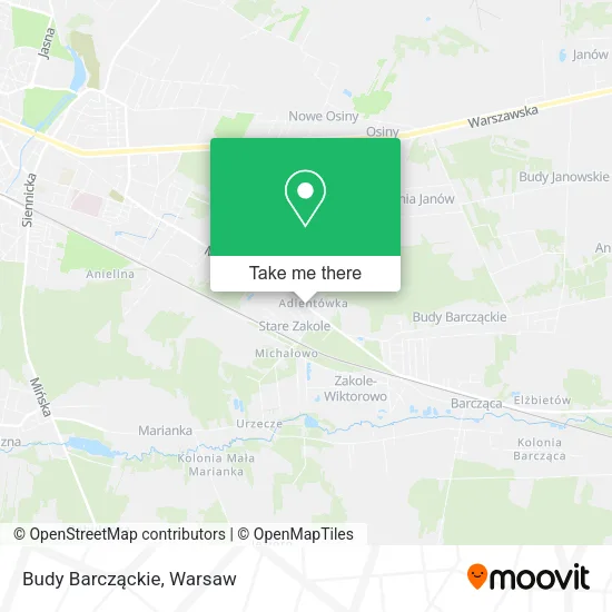 Карта Budy Barcząckie