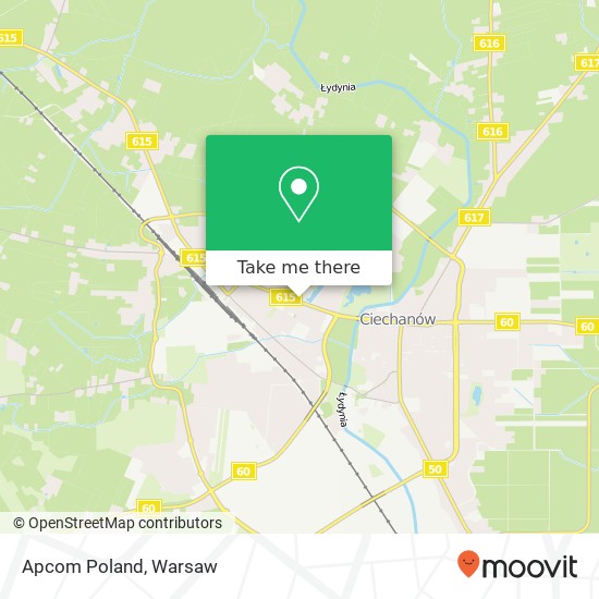 Apcom Poland map