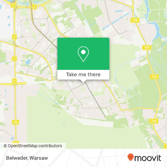 Belweder map