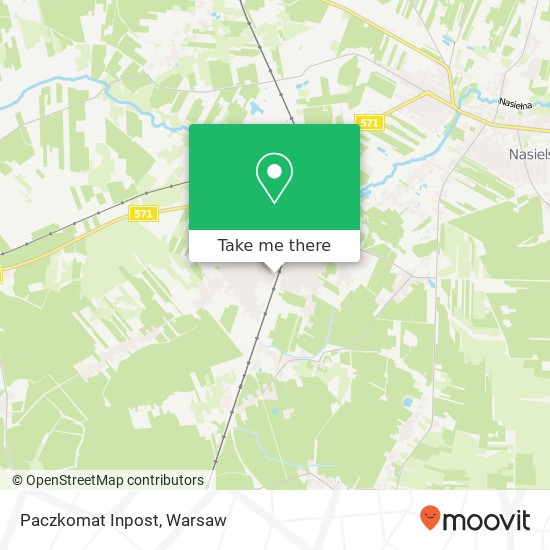 Paczkomat Inpost map