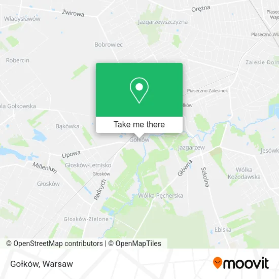 Gołków map