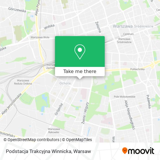 Podstacja Trakcyjna Winnicka map