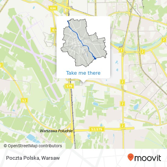 Poczta Polska map