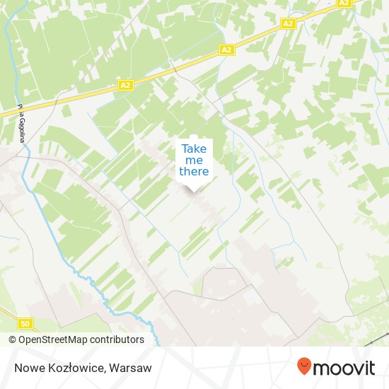 Nowe Kozłowice map