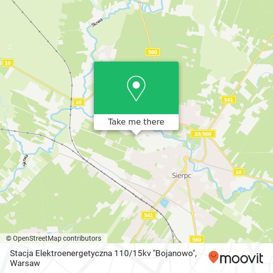 Stacja Elektroenergetyczna 110 / 15kv "Bojanowo" map