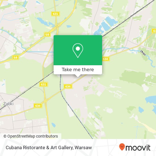 Cubana Ristorante & Art Gallery map