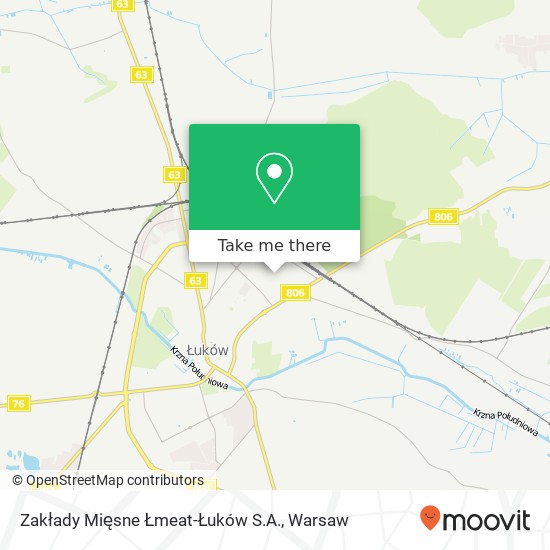 Zakłady Mięsne Łmeat-Łuków S.A. map