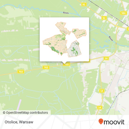 Otolice map