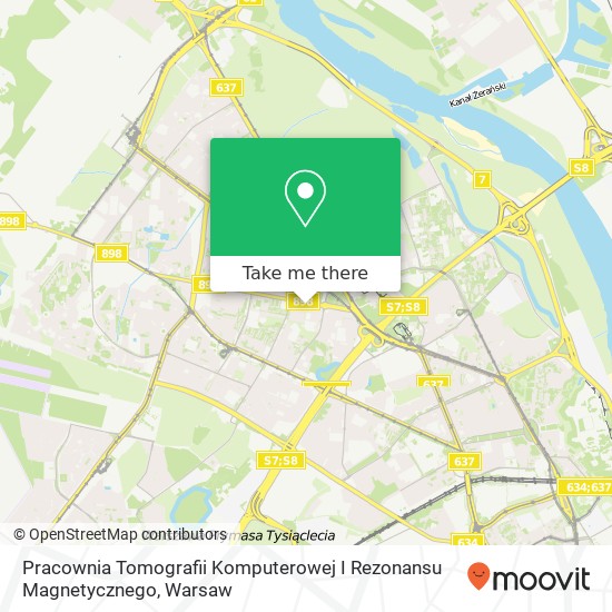 Pracownia Tomografii Komputerowej I Rezonansu Magnetycznego map