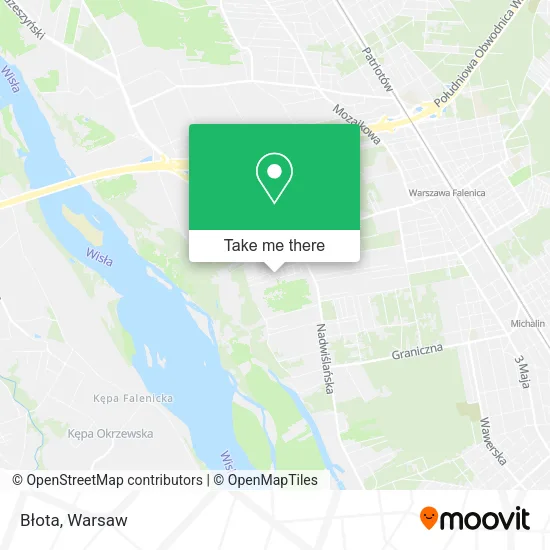Błota map