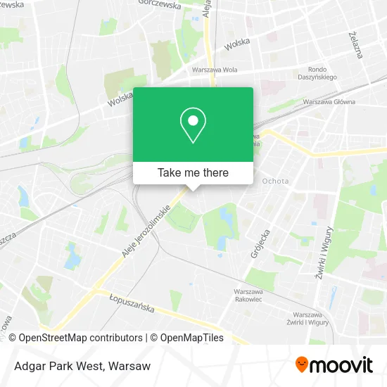 Adgar Park West map