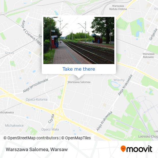 Warszawa Salomea map