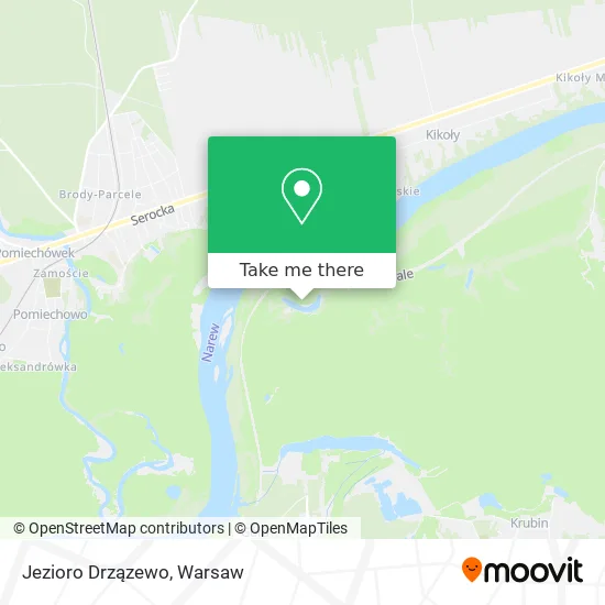 Jezioro Drzązewo map