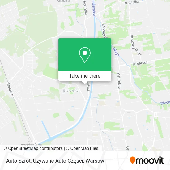 Auto Szrot, Używane Auto Części map