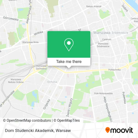 Карта Dom Studencki Akademik